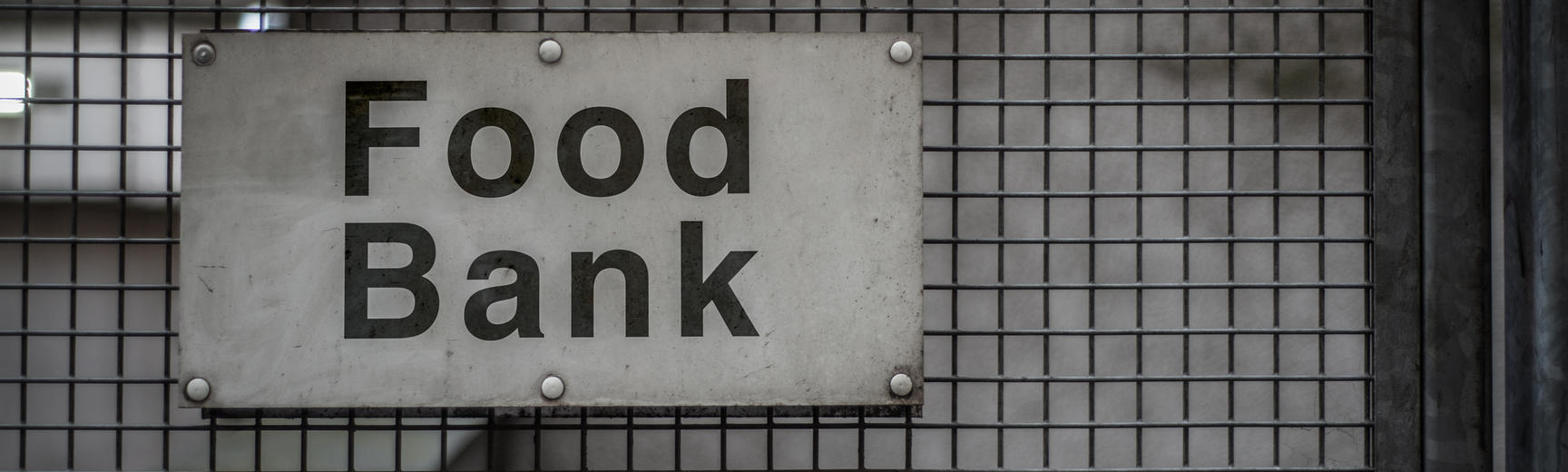 Sign for a Food Bank