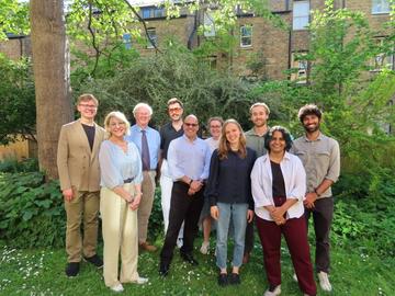 A group photo of the n (EBSIPE) Master’s course, 10 members from the Department smiling directly at the camera.