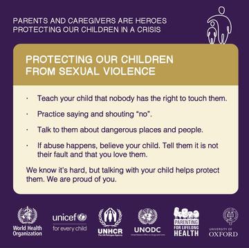 Protecting our children from sexual violence